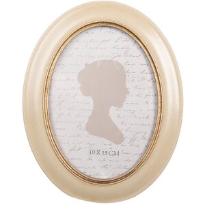 Clayre & Eef 2F1322 Fotorahmen 15x20 cm Beige...