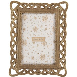 Clayre & Eef 2F1350S Fotorahmen 16x3x20 cm / 10x15 cm...