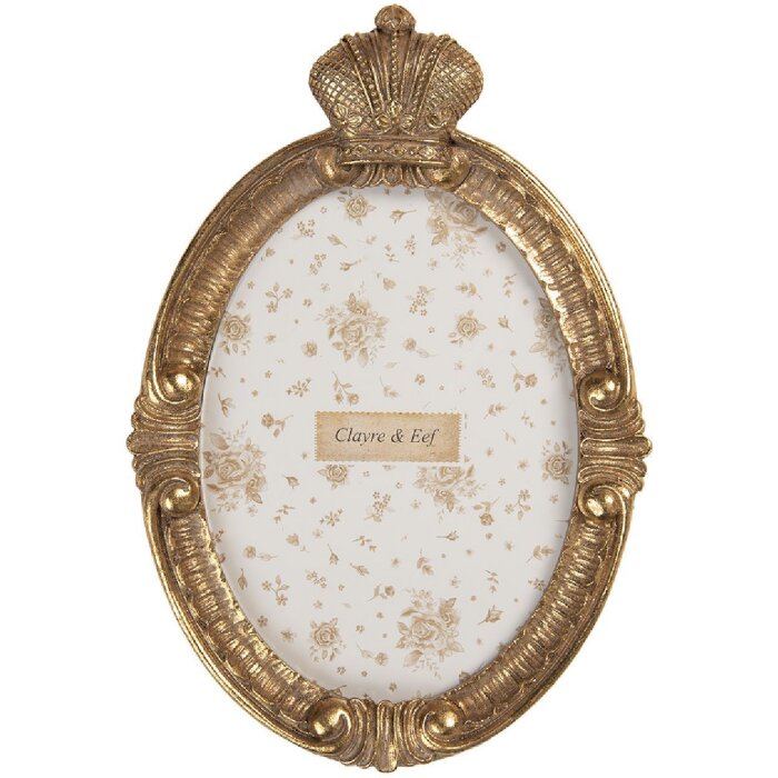 Clayre & Eef 2F1351M Ramă foto aurie 16x3x24 cm 13x18 cm