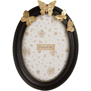 Clayre & Eef 2F1359M Fotorahmen 16x22 cm Schwarz...