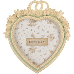 Clayre & Eef 2F1364S Fotorahmen 16x3x18 cm für...