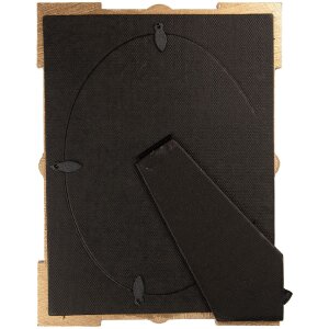 Clayre & Eef 2F1365M Fotorahmen 17x23 cm Blau Goldfarbig 13x18 cm