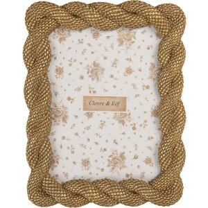 Clayre & Eef 2F1374M Fotorahmen 17x22 cm goldfarben...