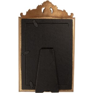 Clayre & Eef 2F1349S Fotorahmen 14x2x24 cm / 10x15 cm Goldfarben