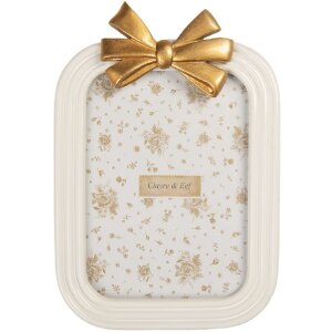 Clayre & Eef 2F1377 Fotorahmen 17x24 cm Weiß...