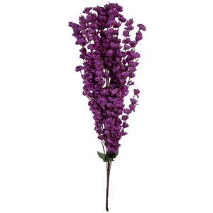 Ramură Decorativă cu Flori Clayre & Eef Violet 15x100 cm
