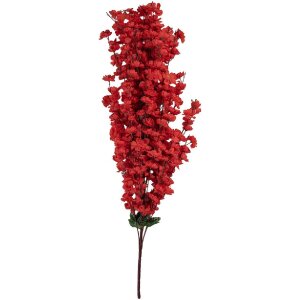 Clayre & Eef 5PL0168R Dekoration Zweig mit Blumen 15x10x100 cm