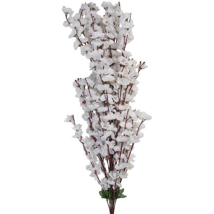 Ramură decorativă Clayre & Eef 5PL0168W cu flori 15x10x100 cm