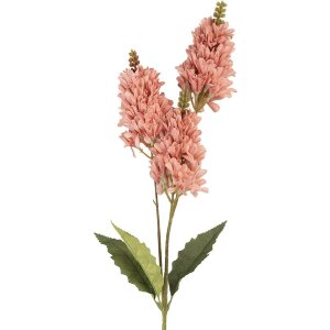 Clayre & Eef Ramură Decorativă cu Flori Roz 10x7x74 cm