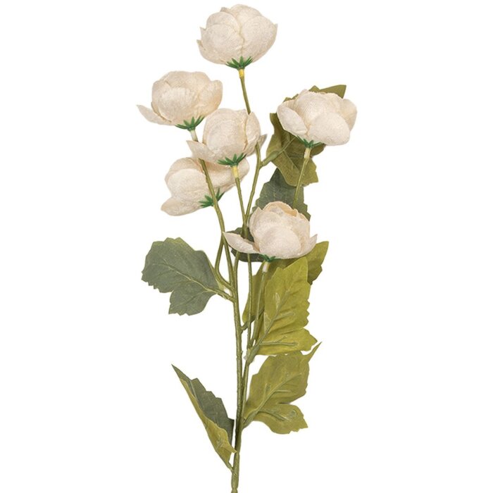 Clayre & Eef Ramură Decorativă cu Flori 10x10x63 cm