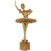 Clayre & Eef 6PR5418 Decorațiune Balerină Aurie 20x17x45 cm