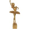 Clayre & Eef 6PR5418 Decorațiune Balerină Aurie 20x17x45 cm