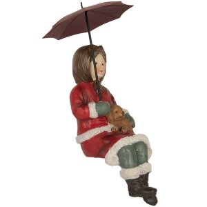 Clayre & Eef Decorațiune Copil cu Câine 10x7x19...