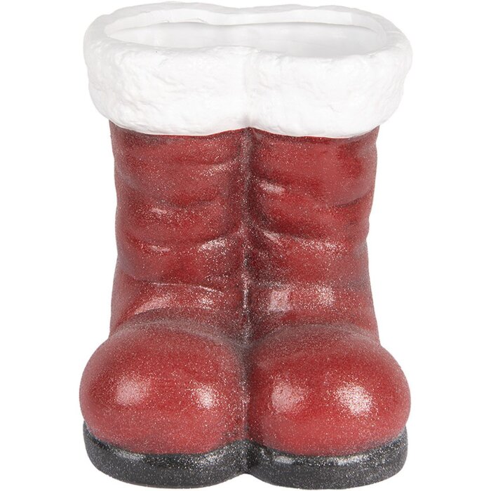 Clayre & Eef 6PR5525 Decorațiune Cizmă Moș Crăciun 22x22x23 cm