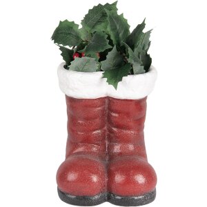 Clayre & Eef 6PR5525 Decorațiune Cizmă Moș Crăciun 22x22x23 cm