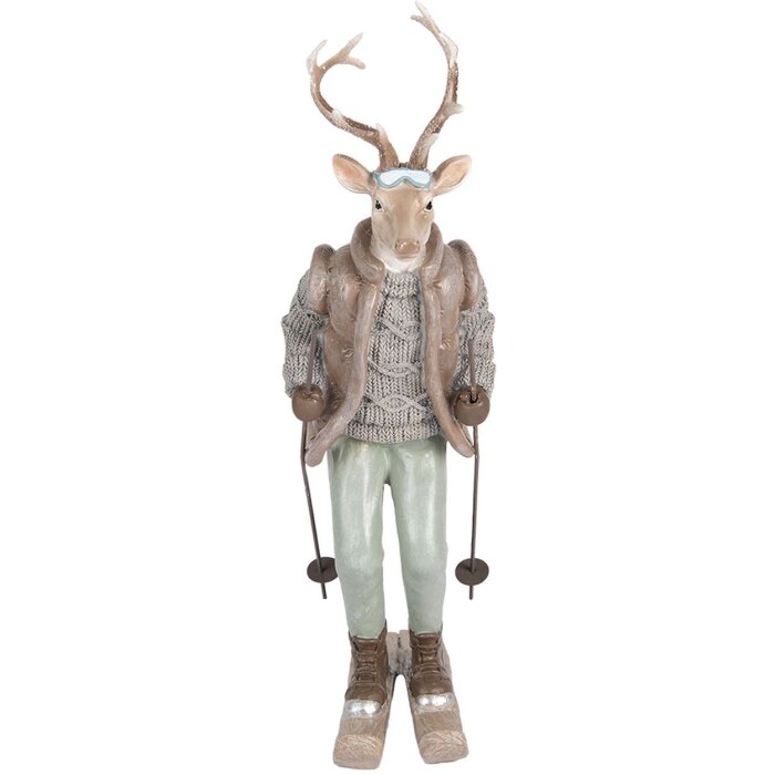 Clayre & Eef 6PR5530 Dekoration Hirsch 16x11x33 cm