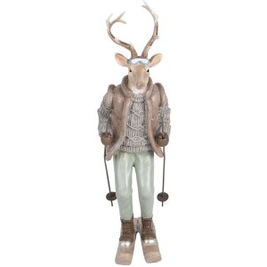 Clayre & Eef 6PR5530 Dekoration Hirsch 16x11x33 cm