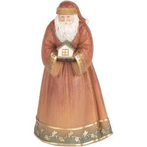 Decorațiune Moș Crăciun Clayre & Eef 17x13x27 cm