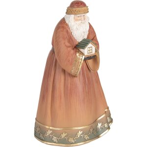 Decorațiune Moș Crăciun Clayre & Eef 17x13x27 cm