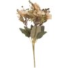 Clayre & Eef Ramură Decorativă cu Flori 10x10x32 cm Bej Verde Rustic