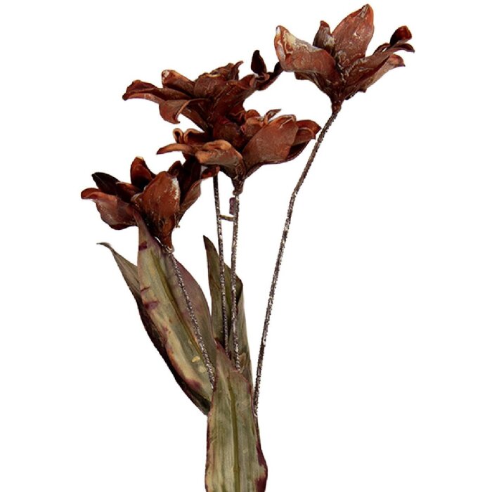 Clayre & Eef 6PL0403O Dekoration Zweig mit Blumen 8x5x60 cm