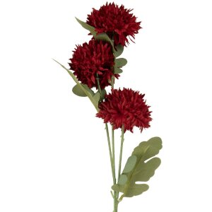 Clayre & Eef Ramură Decorativă cu Flori Roșii și...
