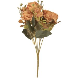 Clayre & Eef 6PL0401O Dekoration Zweig mit Blumen 12x10x29 cm