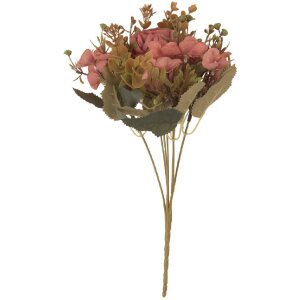 Clayre & Eef 6PL0401P Dekoration Zweig mit Blumen 12x10x29 cm