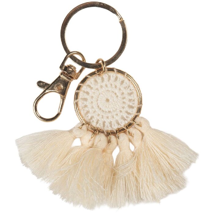 Breloc Chei Juleeze JZKC0214BE Bej 4x1x7 cm