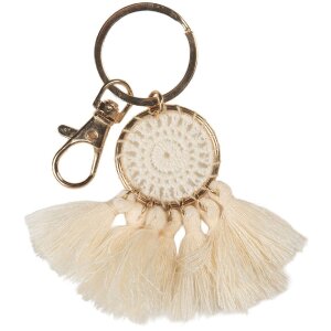 Juleeze JZKC0214BE Schlüsselanhänger Beige...