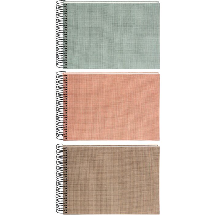 Goldbuch Spiralalbum Summertime 24x17cm Apricot Maple Sage Green 40 Seiten