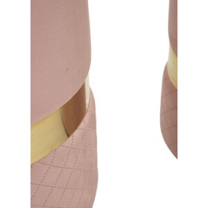 Mauro Ferretti Sitzhocker 2 teilig Set Sheffild Ø 37x42 Ø 28x35 cm rosa