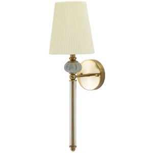 Mauro Ferretti Wandleuchte Warsaw 17x22x57 cm E14 gold...