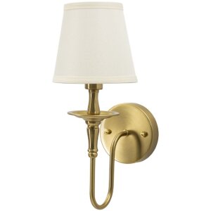 Mauro Ferretti Wandleuchte Bucharest Eisen Stoff gold...