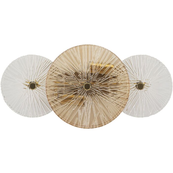 Mauro Ferretti Osaka Lampă de Perete Sticlă Fier 42x8x20 cm 2xE14