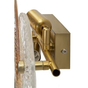 Mauro Ferretti Osaka Lampă de Perete Sticlă Fier 42x8x20 cm 2xE14