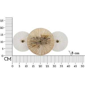 Mauro Ferretti Osaka Lampă de Perete Sticlă Fier 42x8x20 cm 2xE14