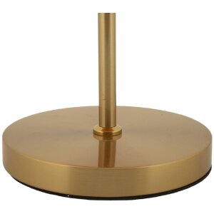 Mauro Ferretti Tischleuchte Oldy Glas Eisen Ø30x16x53 cm E27 ohne Leuchtmittel