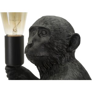 Lampă de masă Maimuță Așezată Negru 33x33x32 cm Mauro Ferretti