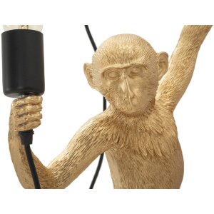 Mauro Ferretti Aplica de Perete Maimuță Auriu 32x32x64 cm E27