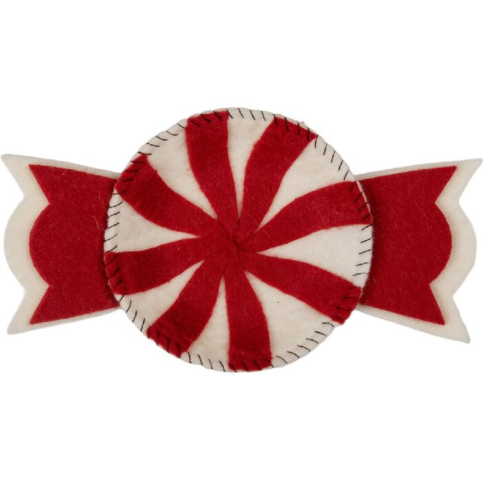 Clayre & Eef 66289 Filz-Schale Bonbon 30x18x3 cm