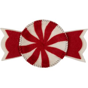 Clayre & Eef 66289 Filz-Schale Bonbon 30x18x3 cm