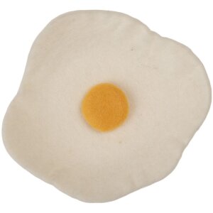 Clayre & Eef 66292 Filz-Schale Spiegelei Ø 18x3 cm