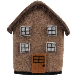 Clayre & Eef 66297 Filzhaus 12x7x14 cm Dekorativ