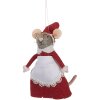 Clayre & Eef 66298 Dekoration Hänger Filzmaus 8x6x14 cm