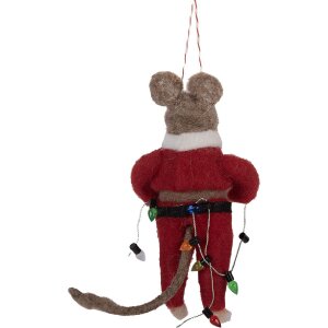 Clayre & Eef 66299 Dekoration Hänger Filzmaus...