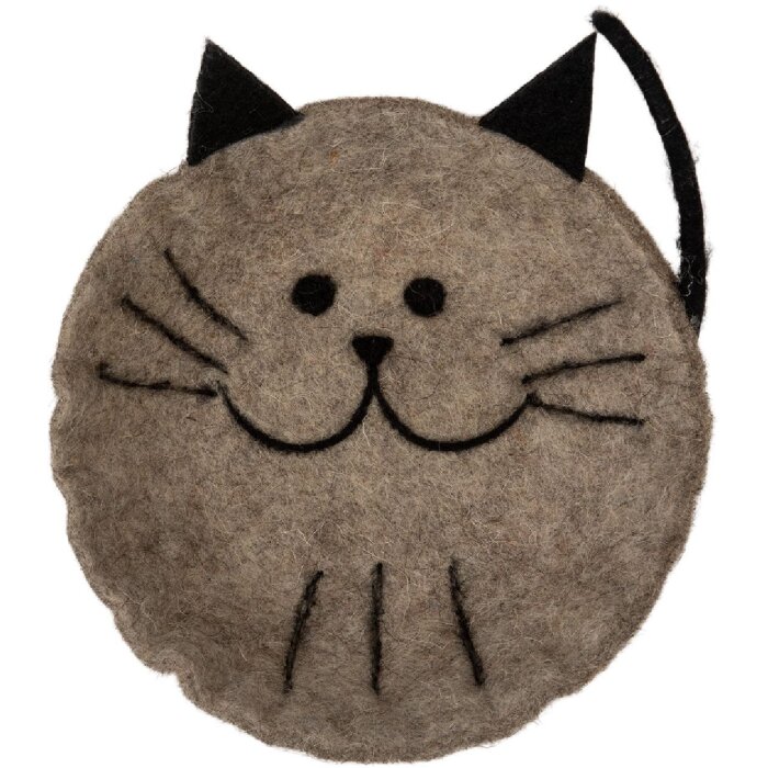 Clayre & Eef 66300 Filzschale Hund 18x18x6 cm