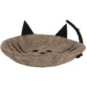 Clayre & Eef 66300 Filzschale Hund 18x18x6 cm