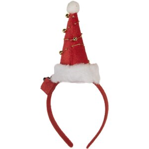 Clayre & Eef 66351 Haarband mit Weihnachtsmütze...