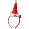 Clayre & Eef 66351 Haarband mit Weihnachtsmütze mit LED 12x7x27 cm